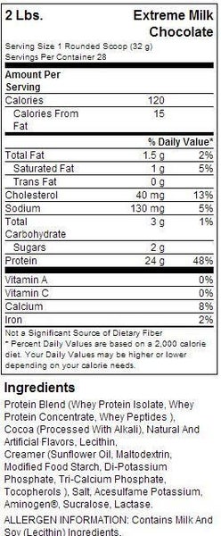 Optimum Nutrition Gold Standard 100% Whey Protein Powder - Extreme Milk... Carousel 2