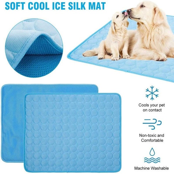Breathable Indoor Pet Cooling Mat - (Blue) Carousel 5
