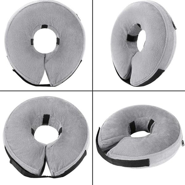 Inflatable Pet Recovery Collar Large - Grey Carousel 2
