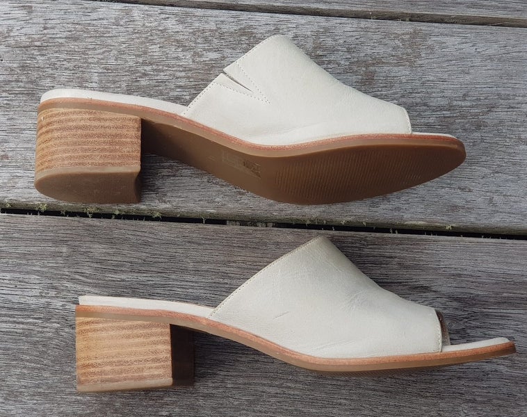 Smart Bellini Open-Toed Mules in Pale Duck-egg Blue Leather - 41 Carousel 2