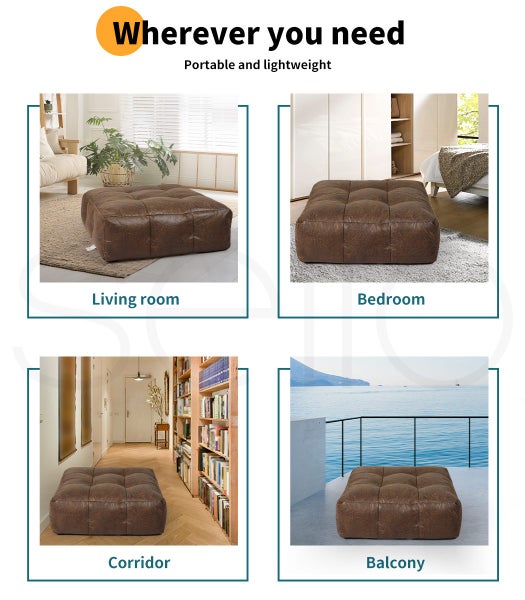 Marlow Bean Bag Cover Chair Modular Couch Indoor Gaming Seat Lazy Lounge Sofa Carousel 2