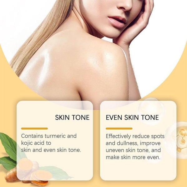 Kojic Acid Soap Turmeric Soap 1PC Dark Spot Remover for Face and Body Bath Soap Carousel 8
