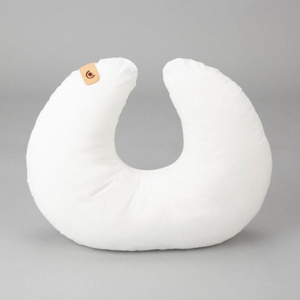 Cuddle Co: Organic Cotton Feeding & Infant Support Pillow - White Carousel 2