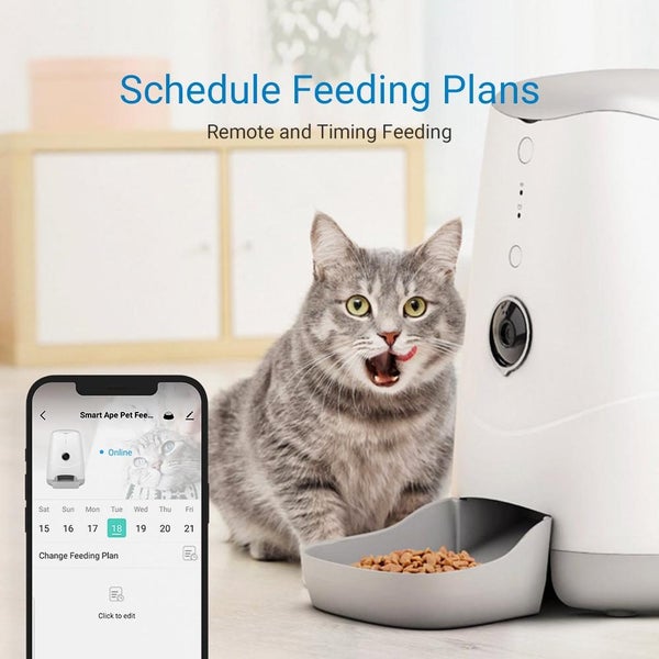 Smart Ape WiFi Pet Feeder with HD Camera Carousel 5