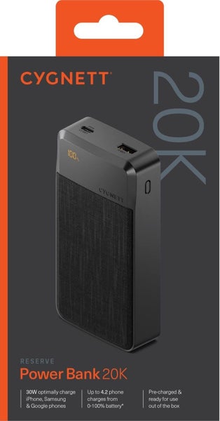 Cygnett Reserve 20,000 mAh Power Bank - Black Carousel 5