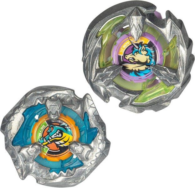 Beyblade X: Booster Double Pack- Bite Croc 3-60LF v Sting Unicorn 4-60P Carousel 2