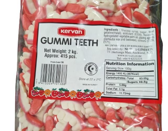 Nowco: Gummi Teeth Lollies - 2kg Carousel 2