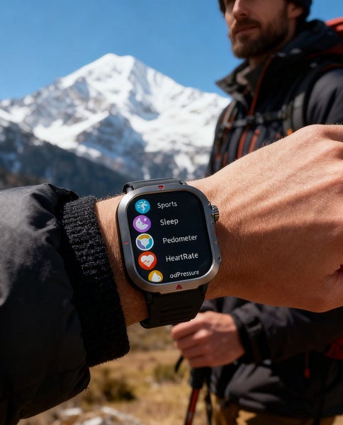 Fitness Smartwatch with Built-in Torch MW28XY-364577872288258114