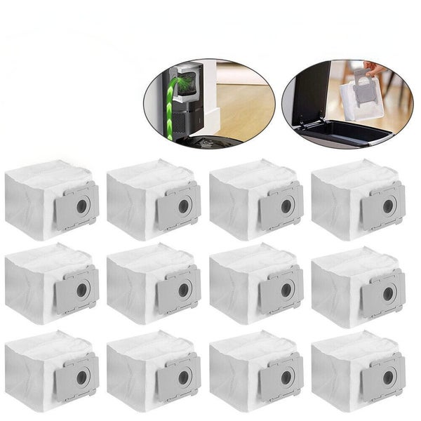 12 Packs Vacuum Dust Bags Filter for IRobot Roomba i7 i7+/Plus s9+ (9550) Parts Carousel 1
