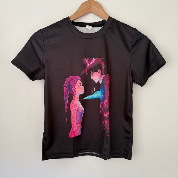 Kids K-Pop Demon Hunters Graphic Print T-Shirt Carousel 1