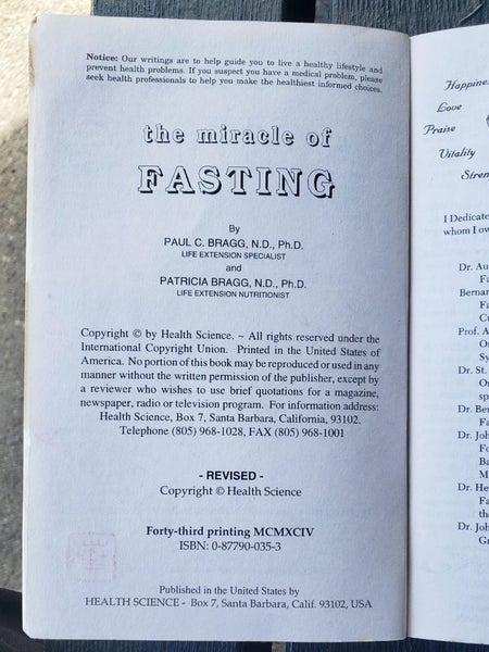The Miracle of Fasting - Signed by Author!64397025418115114