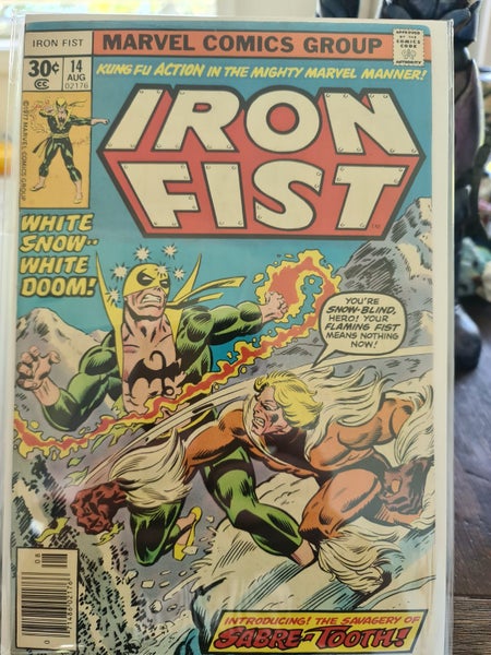 iron fist 14 1st Sabre tooth vg plus to fine64315186660865110