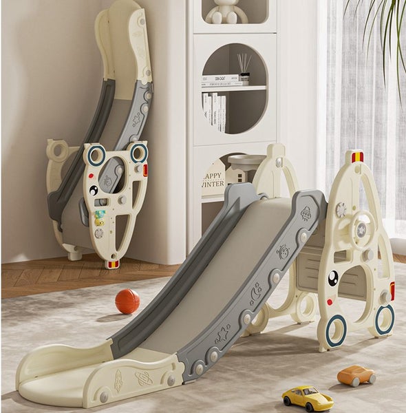 Kids Slide with Basket Ball Carousel 1