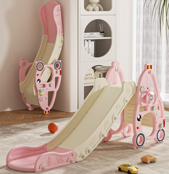 Kids Slide with Basket Ball Carousel 2