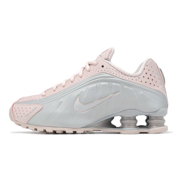 Nike Wmns Shox R4 Barely Rose Metallic Platinum Women Casual Shoes AR3565-600 Carousel 1