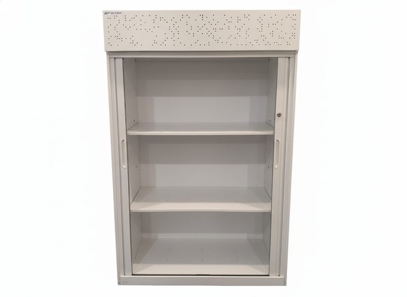 Tambour Cupboard with Planter Box 138h x 90 cm Carousel 2