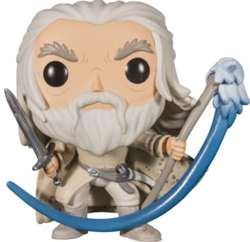 Funko Pop! Movies The Lord of The Rings Gandalf The White Vinyl Figure ~ In Box Carousel 1