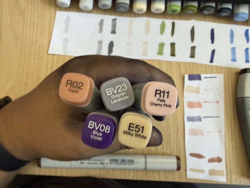 Copic Markers Set (31 total) + Case + Ink Refill64316759896961114