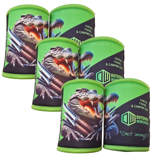 Magnetic Croc w Knives VIP Stubby Cooler 6pk Carousel 1