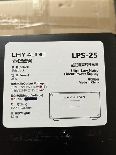 LHY Audio 15volt dual Linear Power Supply - model LPS 25 Carousel 2