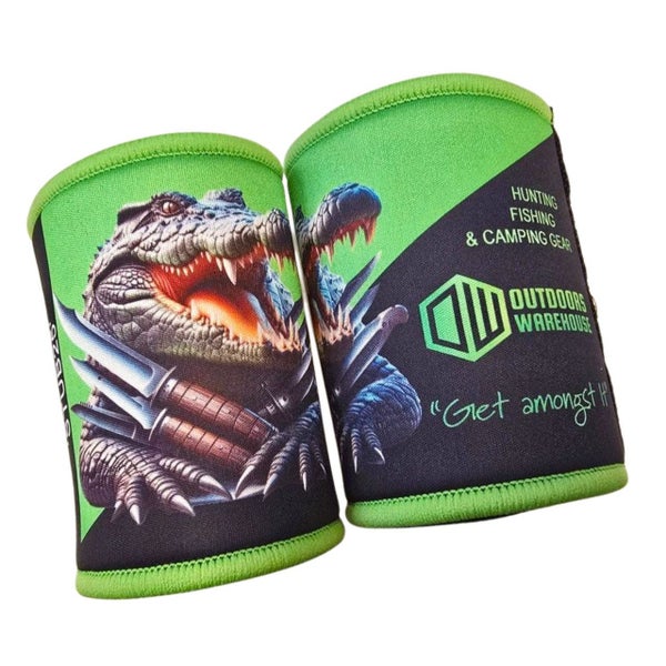 Magnetic Croc w Knives VIP Stubby Cooler 2pk Carousel 1