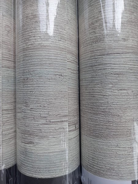 Wallpaper. Crackled Paint - Grey, Brown & Pale Blue. #35331. 1m SAMPLE LENGTH Carousel 6