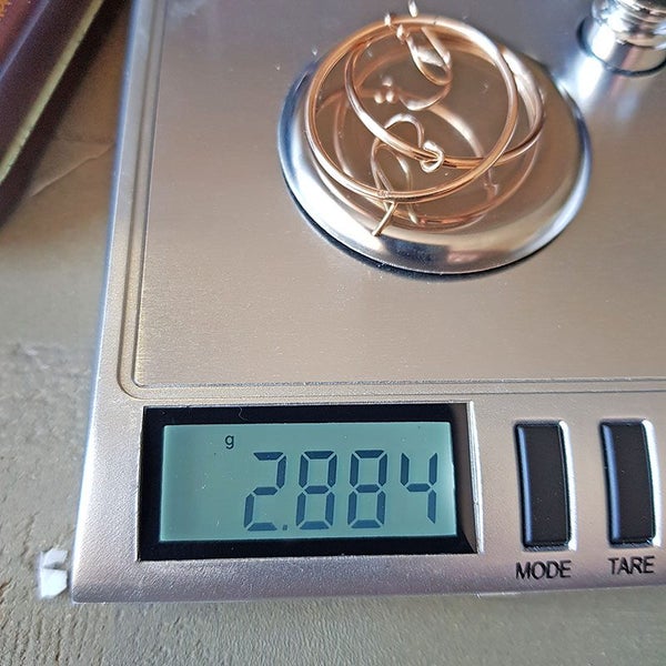 9ct Solid Gold Hoop Earrings Carousel 4