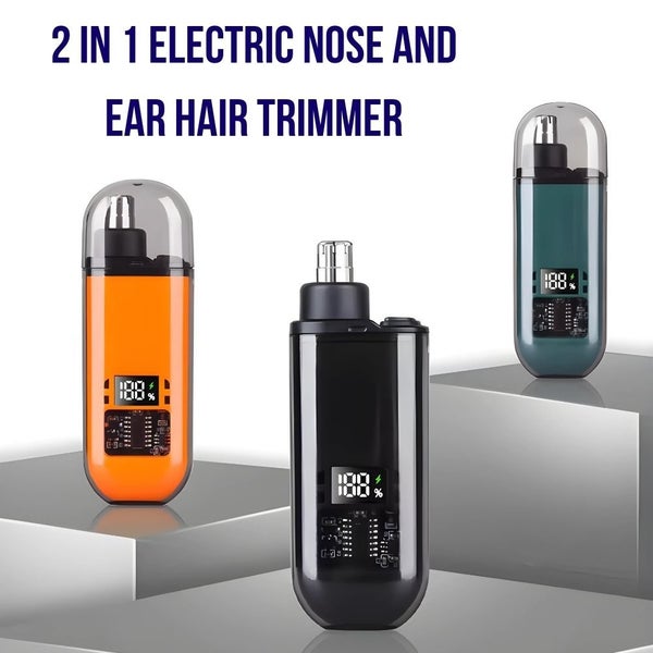 2 in 1 Electric Nose and Ear Hair Trimmer Carousel 2