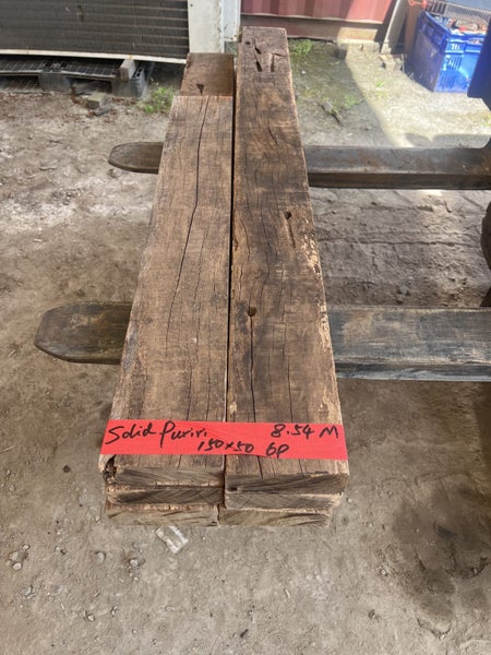 8.54 LM Solid Puriri Timber – 150 × 50 mm (Kiln-Dried)64359409529603110