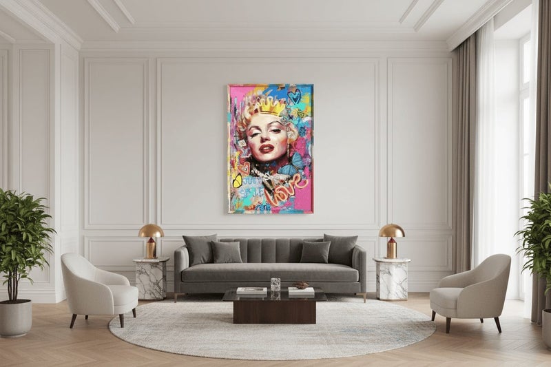 Marilyn Pop Wall Art with Neon Lights Carousel 2