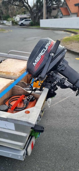 12Ft Fryan With 15HP Mercury on Trailer64318200329603112