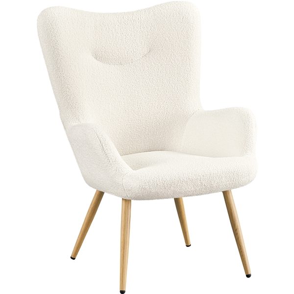Boucle Accent Chair Armchair Carousel 2