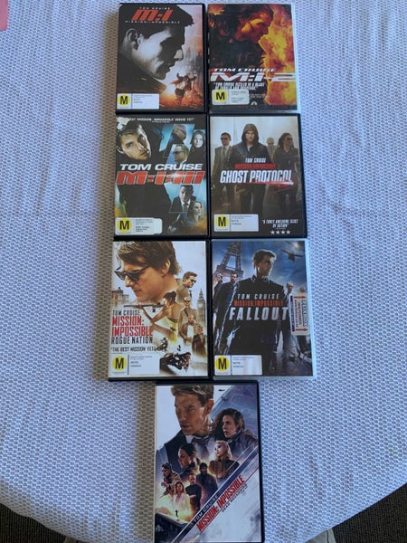 Bulk DVD Bundle 4-Mission Impossible Movies 1 -7 Including Dead Reckoning Part 164318262410881110