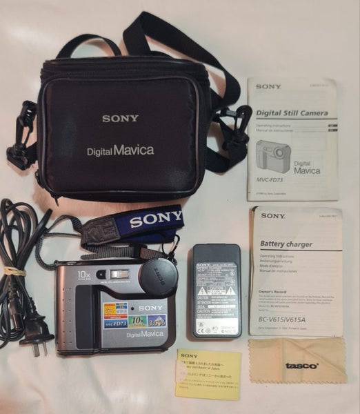 VINTAGE SONY DIGITAL MAVICA MVC-FD73 CAMERA 1999 Carousel 1