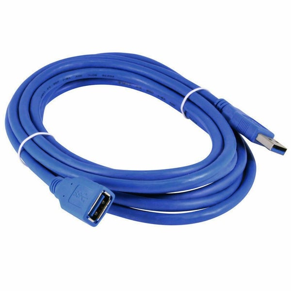 3M 10ft USB 3.0 SuperSpeed Male A to Female A Extension Cable USB3.0 M/F BLUE Carousel 1