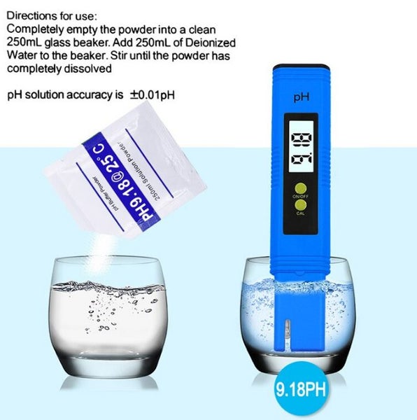 PH Buffer Calibration Solution Powder -3 Pack Carousel 5