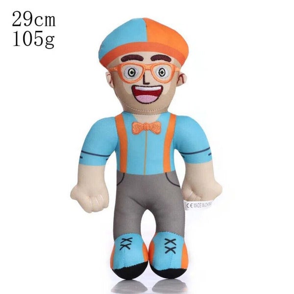 Cartoon Blippi Plush Toy Stuffed Doll Blippi Toys Doll Kids Christmas Gifts 29cm Carousel 2