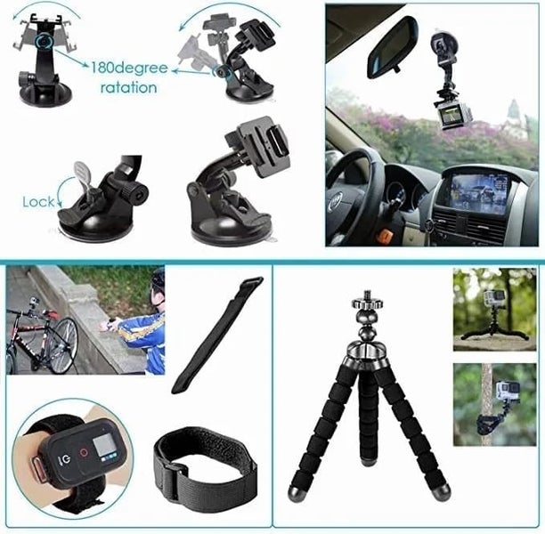 Gopro Accessories, 50-In-1 Action Camera Accessory Kit for GoPro Hero64507997714177111