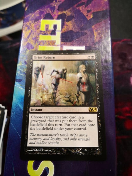 Grim Return, Magic The Gathering, MTG, Core set 2014, M14 Carousel 1