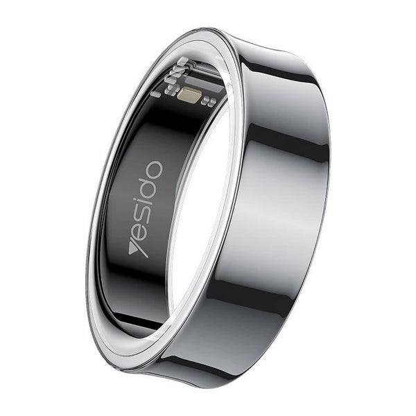 Smart Health Ring Temp Heart Rate Bp Reminder Black Carousel 1