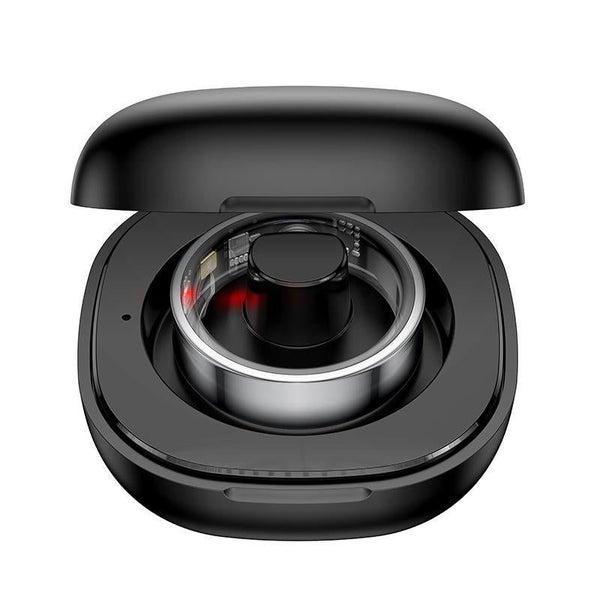 Smart Health Ring Temp Heart Rate Bp Reminder Black Carousel 2