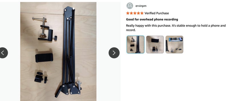 Webcam Stand Camera Mount with Phone Holder NZ Clearance Sale Carousel 10