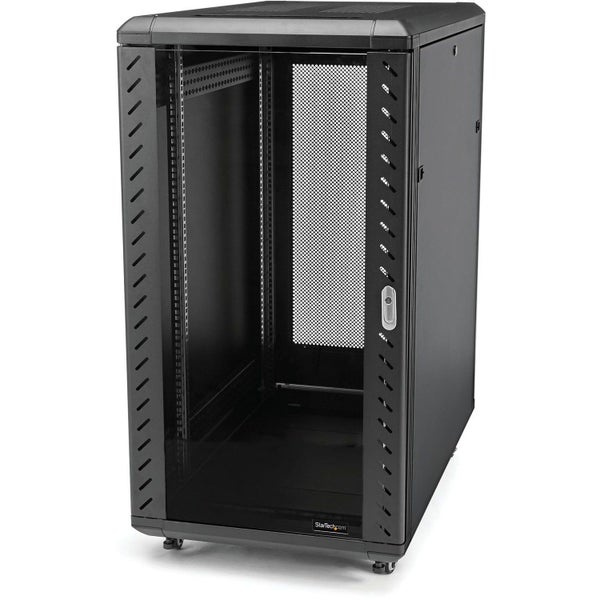 StarTech.com 4-Post 22U Server Rack Cabinet, 19" Data Rack Cabinet for Computer Carousel 1