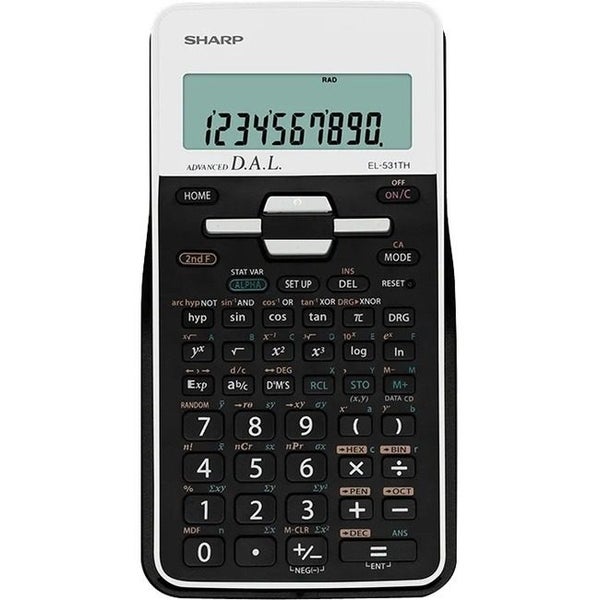 Sharp EL531TH Scientific Calculator - 273 Functions - LCD Display, Plastic Key, Carousel 1