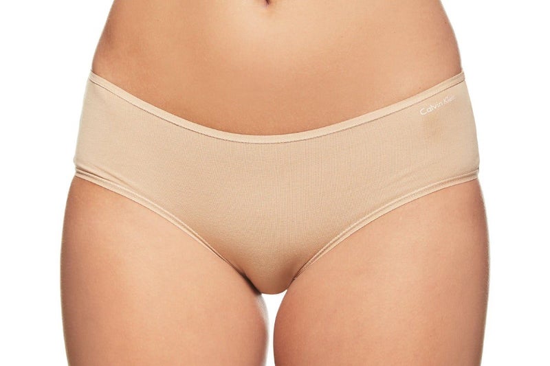 Calvin Klein Women's Form Thong (Bare, Size XS) Carousel 1