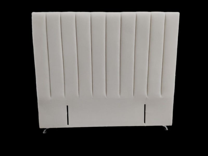 Victor Free-Standing Headboard - Super King Size - Ivory Warwick Fabric Carousel 2