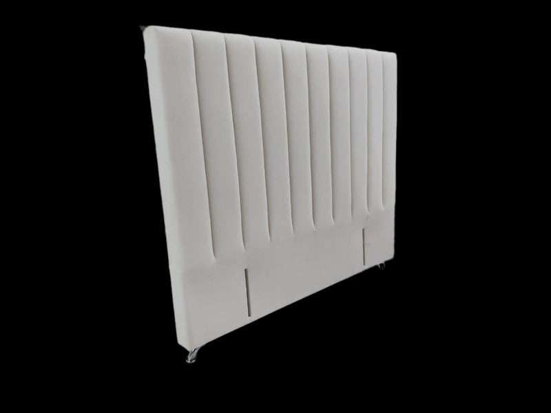 Victor Free-Standing Headboard - Super King Size - Ivory Warwick Fabric Carousel 1