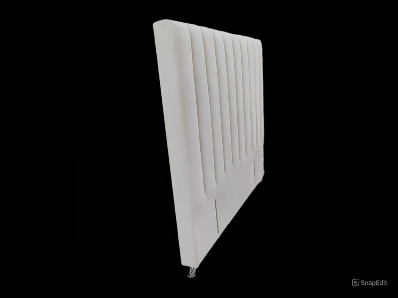 Victor Free-Standing Headboard - Super King Size - Ivory Warwick Fabric Carousel 5