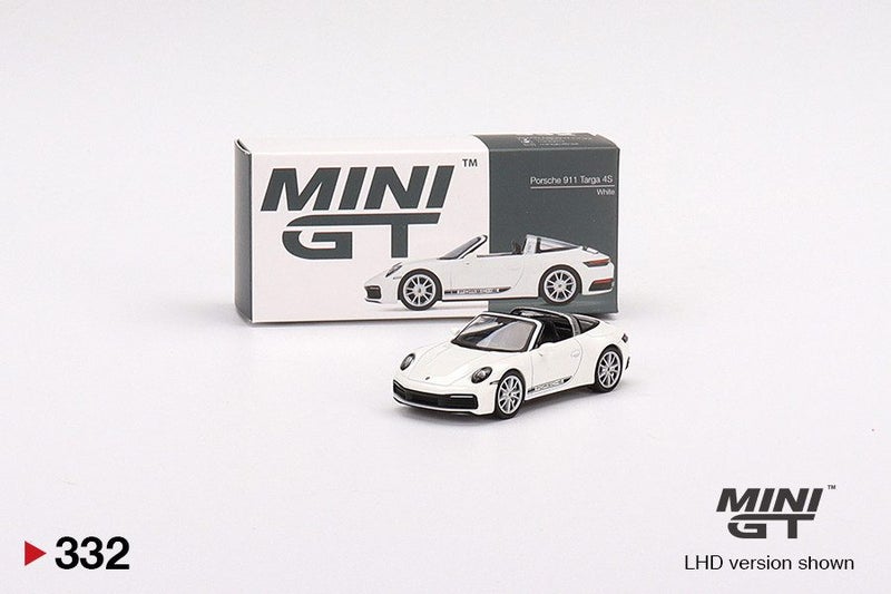 Mini GT Porsche 911 Targa 4S White Carousel 1