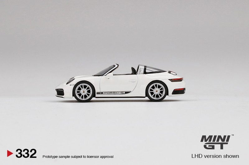 Mini GT Porsche 911 Targa 4S White Carousel 4